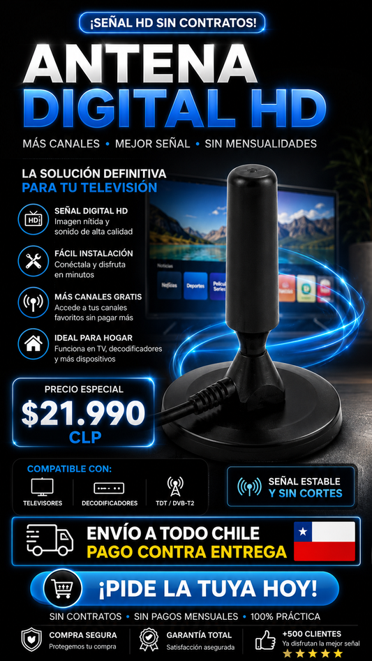 UltraSignal HD™ Antena Digital Ultra HD 📡